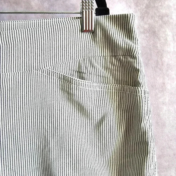 Hilary Radley Blue White Striped Pullon Shorts NWT XXL - Picture 6 of 6